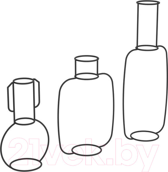 Изображение товара Набор ваз Eglo Bellshill 421394 (3шт, металл, черный)