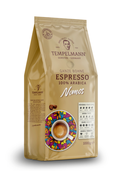 Изображение товара Кофе в зернах Tempelmann Nomos Espresso (1кг)