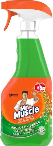Изображение товара Средство для мытья стекол Mr. Muscle Утренняя роса Для стекол и поверхностей (530мл)