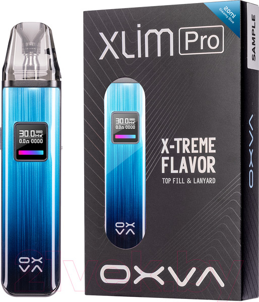 Изображение товара Электронный парогенератор Oxva Xlim Pro Pod 1000mAh (2мл, голубой)