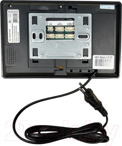 Изображение товара Монитор для видеодомофона Tantos Neo HD SE (черный)