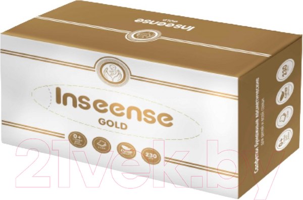 Изображение товара Бумажные салфетки Inseense Ins250saМ (230шт, белый)