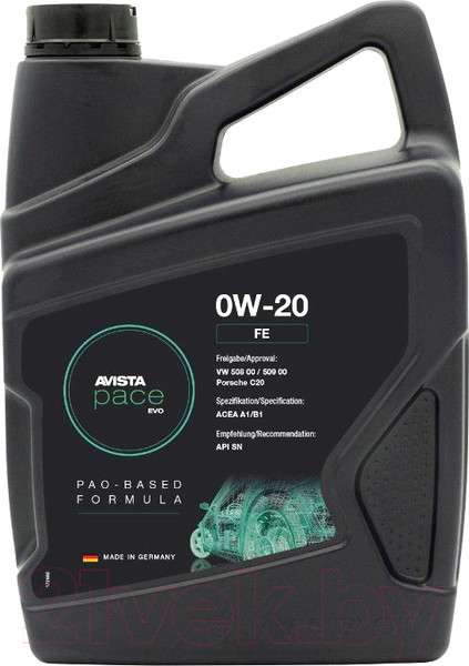 Изображение товара Моторное масло Avista Pace Evo FE 0W20 / 180184 (4л)
