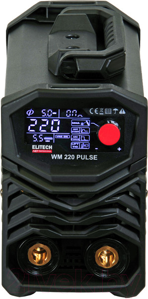 Изображение товара Инвертор сварочный Elitech WM 220 Pulse / 204468