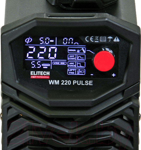 Изображение товара Инвертор сварочный Elitech WM 220 Pulse / 204468