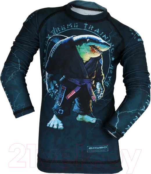 Изображение товара Лонгслив для единоборств BoyBo Shark детский для ММА (2XL)