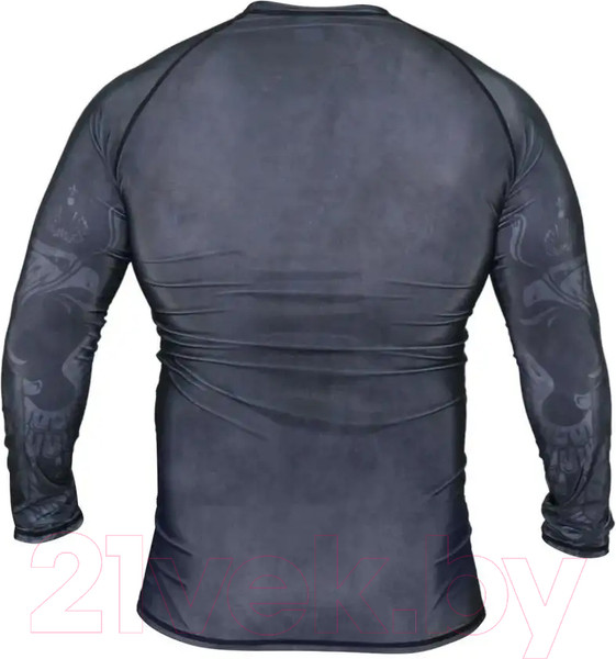 Изображение товара Лонгслив для единоборств RuscoSport Black Herb детский для ММА (3XL)