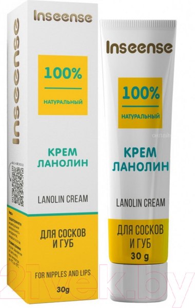 Изображение товара Средство для ухода за сосками Inseense Lanolin Cream / Ins30CrLan (30г)
