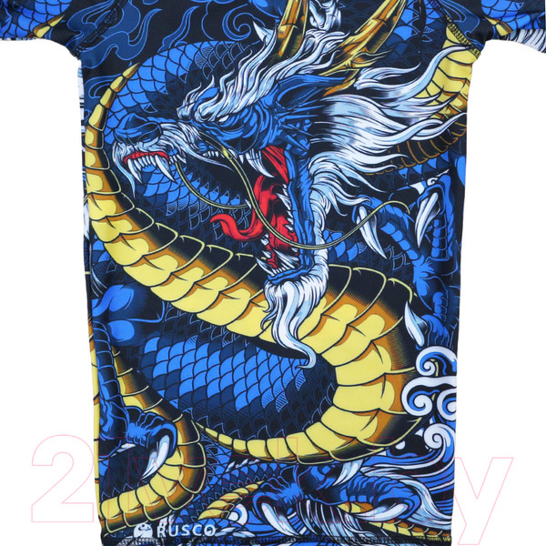 Изображение товара Лонгслив для единоборств RuscoSport Dragon детский для ММА (L)