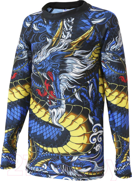 Изображение товара Лонгслив для единоборств RuscoSport Dragon детский для ММА (L)