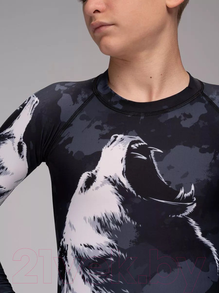 Изображение товара Лонгслив для единоборств RuscoSport Grizzly детский для ММА (M)
