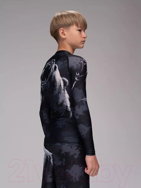 Изображение товара Лонгслив для единоборств RuscoSport Grizzly детский для ММА (XL)