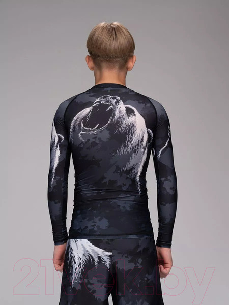 Изображение товара Лонгслив для единоборств RuscoSport Grizzly детский для ММА (XL)