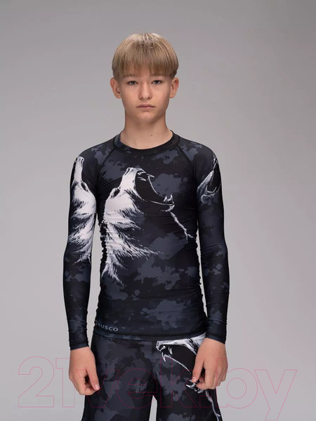 Изображение товара Лонгслив для единоборств RuscoSport Grizzly детский для ММА (XL)