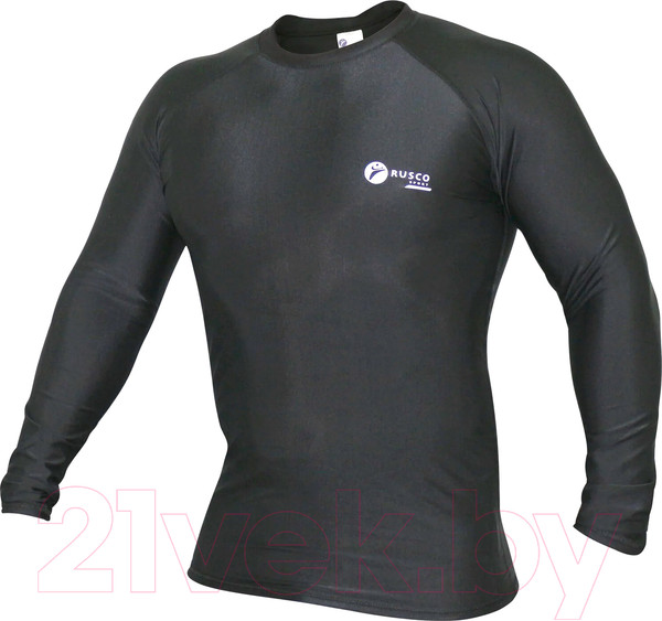 Изображение товара Лонгслив для единоборств RuscoSport Only Black для ММА (M)