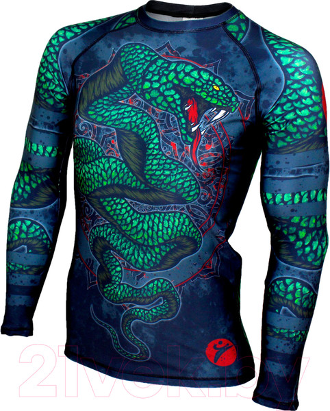 Изображение товара Лонгслив для единоборств RuscoSport Snake для ММА (XS)