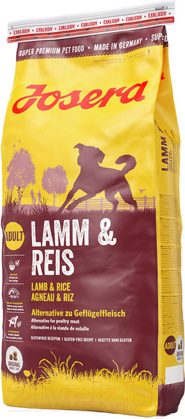Изображение товара Сухой корм для собак Josera Adult Lamb&Rice (12.5кг)