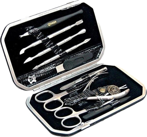 Изображение товара Набор для маникюра Zinger ze-MSFC-801-3-SM (матовый)