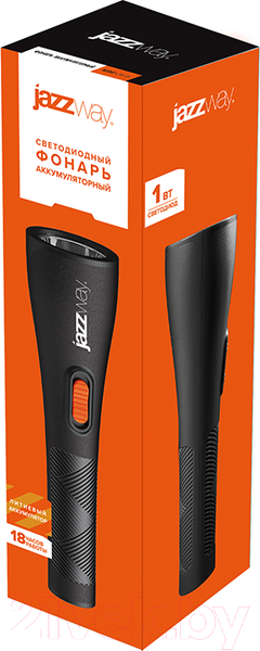 Изображение товара Фонарь JAZZway Accu2-L1W-bk / 5049406