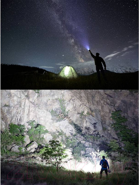 Изображение товара Фонарь JAZZway Accu5-L 7W/L30-bk / 5048874