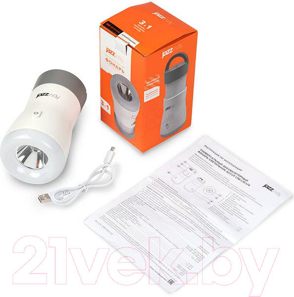 Изображение товара Фонарь JAZZway Accu5-L1W/L10/L14-wh / 5048850