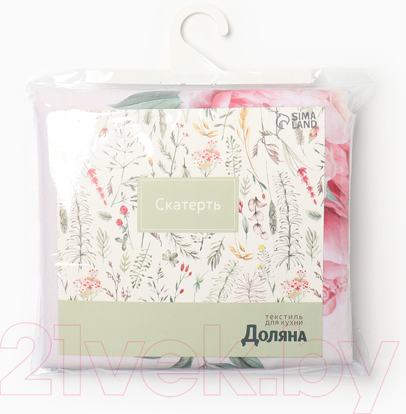 Изображение товара Скатерть Доляна Рeonies flowers 145x180 / 10343572