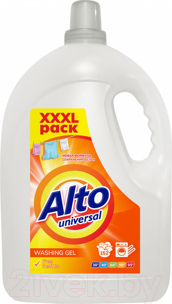 Изображение товара Гель для стирки ALTO Универсал (6.2л)