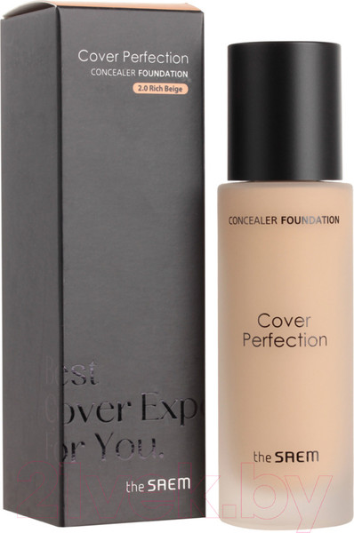 Изображение товара Тональный крем The Saem Cover Perfection Concealer Foundation 2.0 Rich Beige
