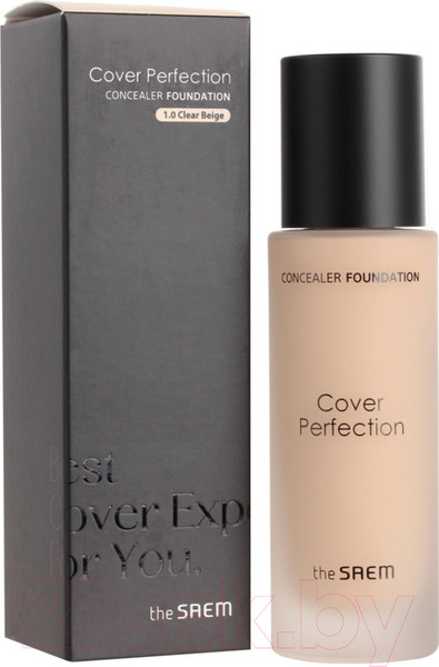 Изображение товара Тональный крем The Saem Cover Perfection Concealer Foundation 1.0 Clear Beige