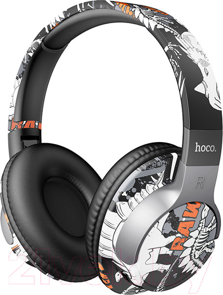 Изображение товара Беспроводные наушники Hoco ESD18 (граффити)