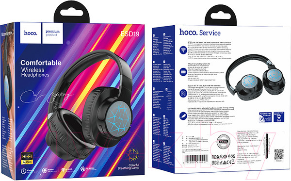 Изображение товара Беспроводные наушники Hoco ESD19 (черный)