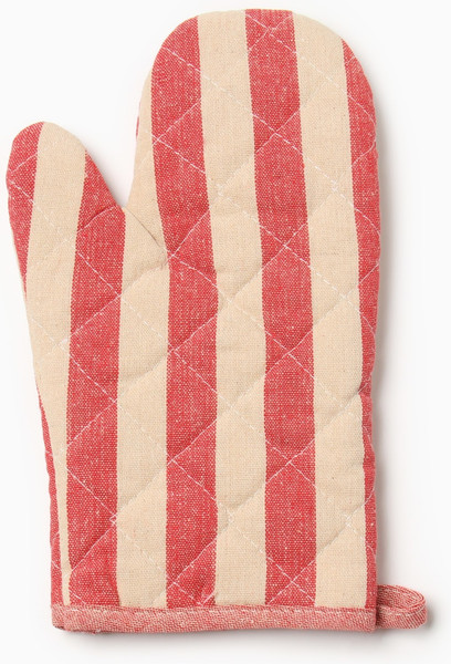 Изображение товара Рукавица-прихватка Доляна Полоса / 10103127 (красный)