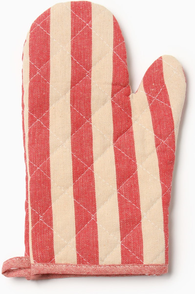 Изображение товара Рукавица-прихватка Доляна Полоса / 10103127 (красный)