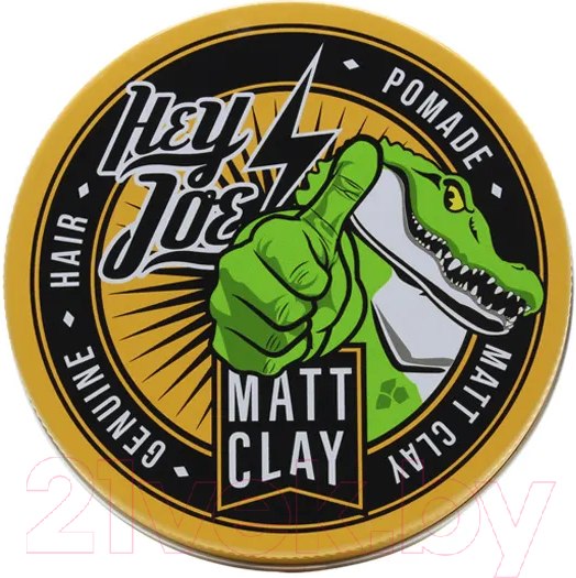 Изображение товара Помада для укладки волос Hey Joe Matt Clay Матовая Экстрасильной фиксации (100мл)