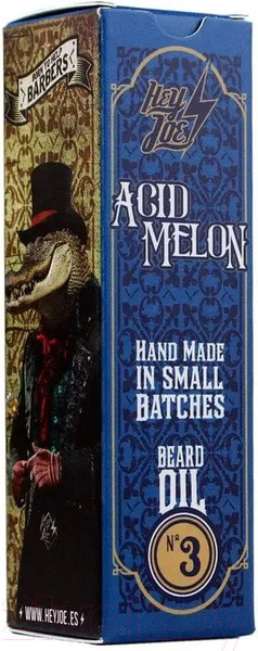 Изображение товара Масло для бороды Hey Joe №3 Acid Melon (30мл)