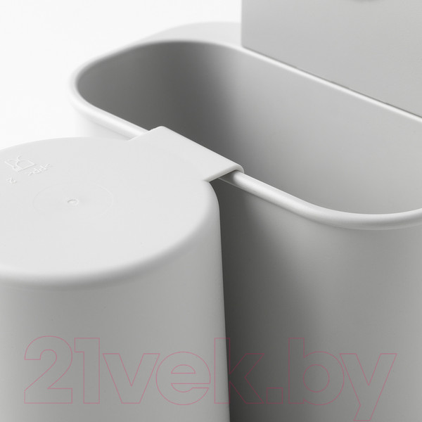 Изображение товара Держатель для зубной щетки Ikea Ронен 005.390.00 (серый)