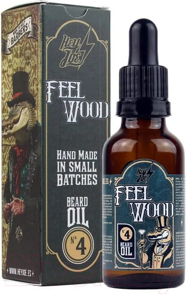 Изображение товара Масло для бороды Hey Joe №4 Feel Wood (30мл)