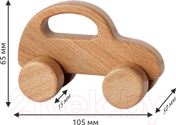 Изображение товара Игрушка-каталка Mega Toys Машинка / 15587