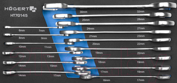 Изображение товара Набор ключей Hoegert Edgar HT7G145-1