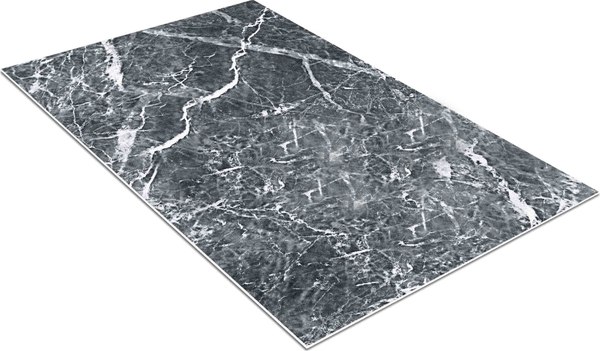 Изображение товара Коврик Shahintex Icarpet Print Антискользящий 134 Мрамор 60x100 / 839742 (серый)