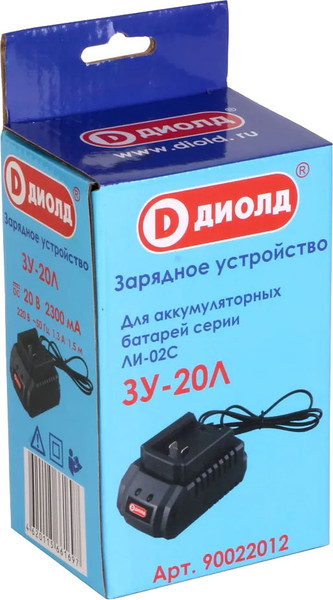 Изображение товара Зарядное устройство для электроинструмента Диолд ЗУ-20Л (90022012)