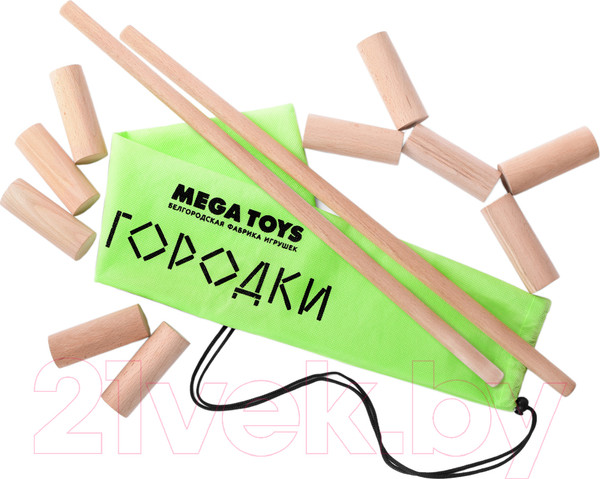 Изображение товара Набор для игры в городки Mega Toys 78787