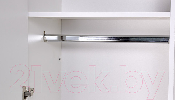 Изображение товара Шкаф Polini Kids Simple двухсекционный с ящиками / 0002770.55 (белый/серый)