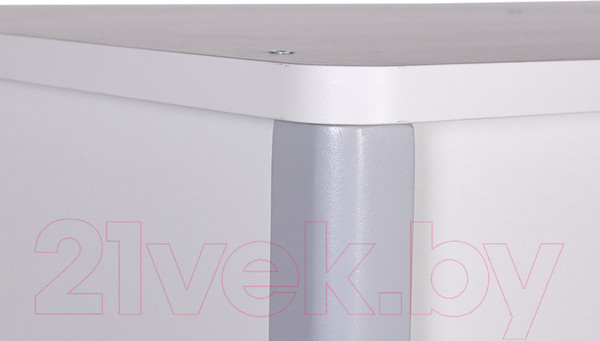 Изображение товара Шкаф Polini Kids Simple двухсекционный с ящиками / 0002770.55 (белый/серый)