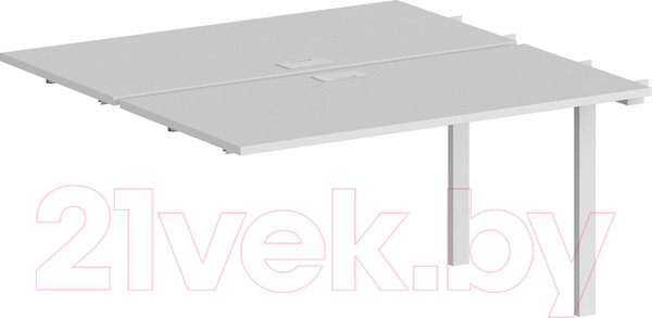 Изображение товара Комплект столов модульных Norden 120x123.8x75 / SG.211.WH.63.WH (белый)