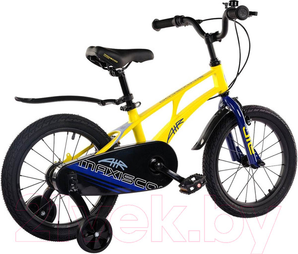 Изображение товара Детский велосипед Maxiscoo Air Стандарт Плюс 16 2024 / MSC-A1631 (желтый матовый)