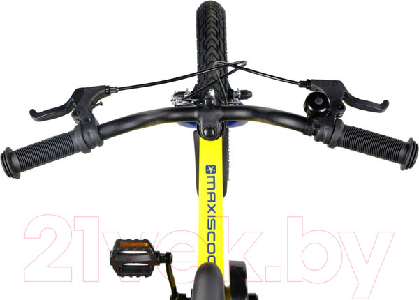 Изображение товара Детский велосипед Maxiscoo Air Стандарт Плюс 16 2024 / MSC-A1631 (желтый матовый)