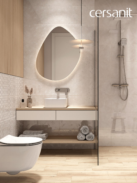 Изображение товара Умывальник Cersanit Crea 35 Square / 64753