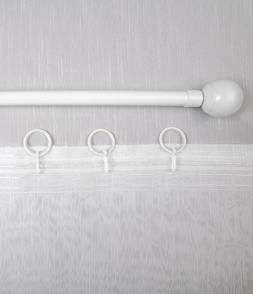 Изображение товара Гардина LEGRAND Кристи 300x260 / 58128662 с утяжелителем (белый)