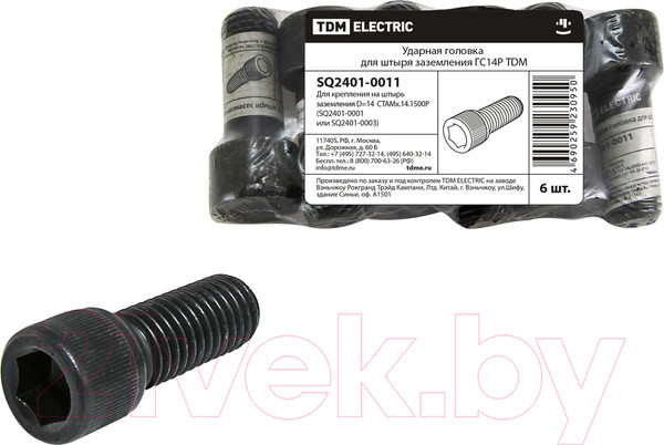 Изображение товара Забивная головка для штыря заземления TDM ГС14Р / SQ2401-0011